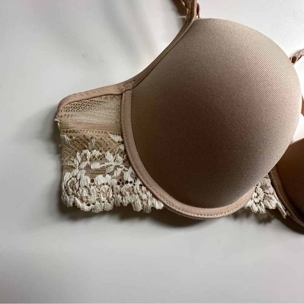 Wacaol Embrace Lace Petite Push Up Underwire Bra, Size 30C - Picture 8 of 13
